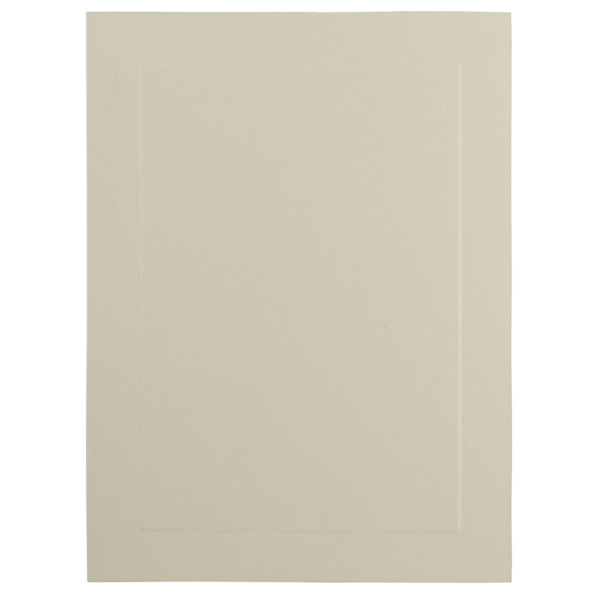 JAM Paper A7 Ivory Blank Foldover Cards with Panel